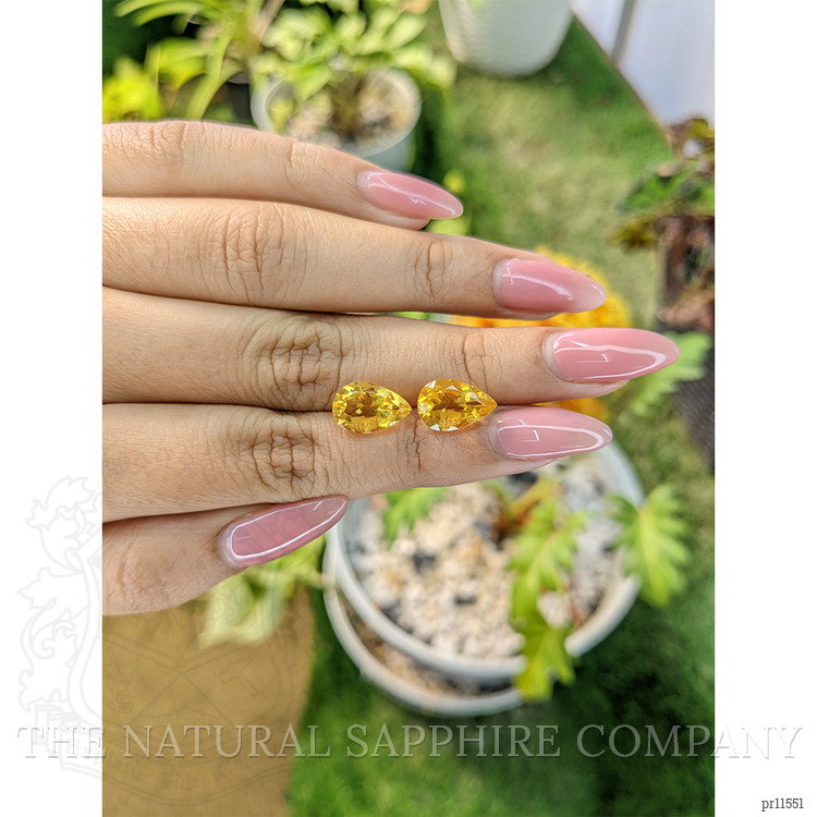 5.30 Ct.Tw. Citrine Pair from Brazil