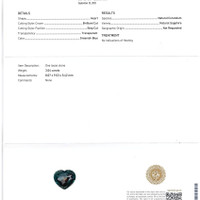 6.21&nbsp;Ct.Tw.Total Carat Weight Bluish Green Sapphire Pair from Madagascar Scan Report