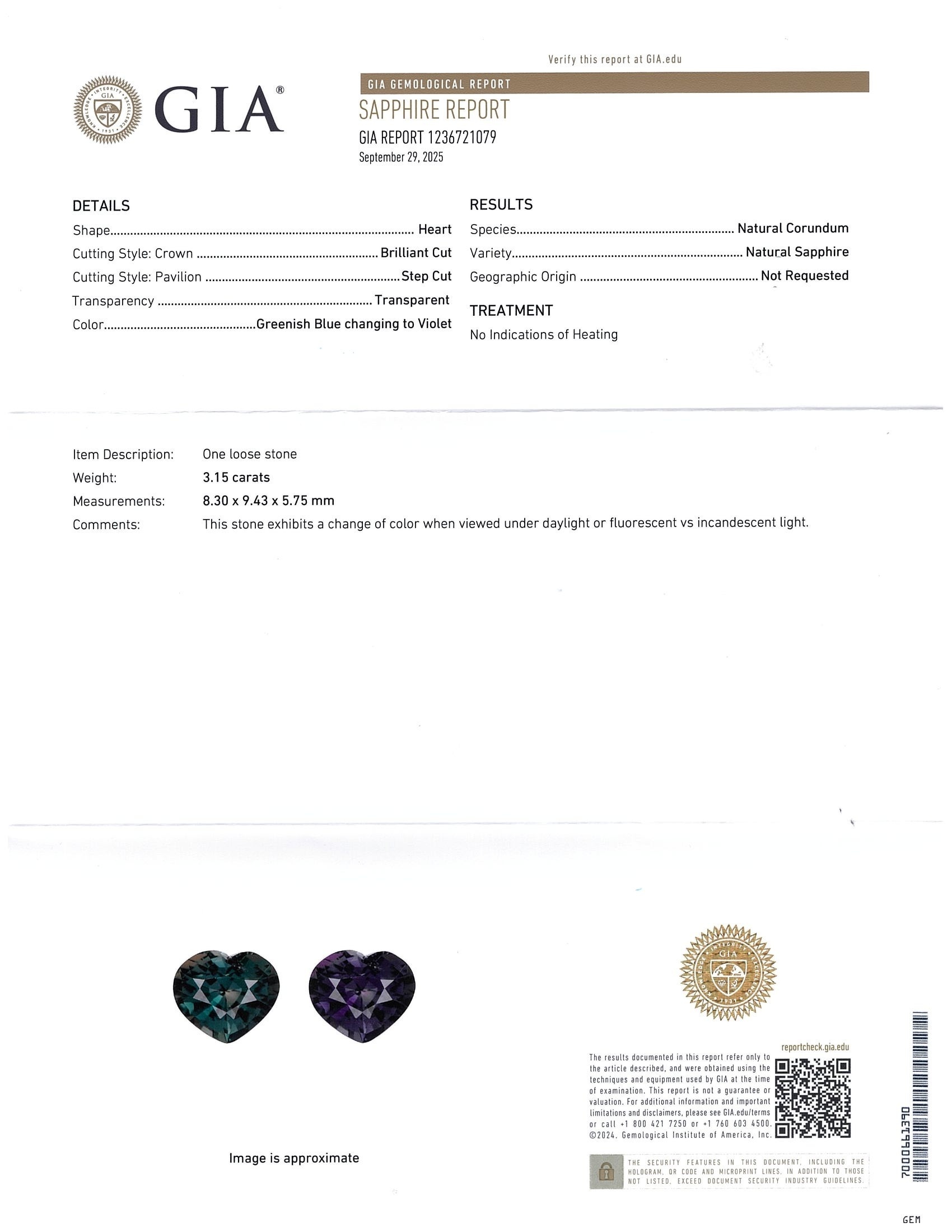 6.19 Ct.Tw. Bluish Green Sapphire Pair from Madagascar