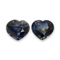 6.21&nbsp;Ct.Tw.Total Carat Weight Bluish Green Sapphire Pair from Madagascar Video