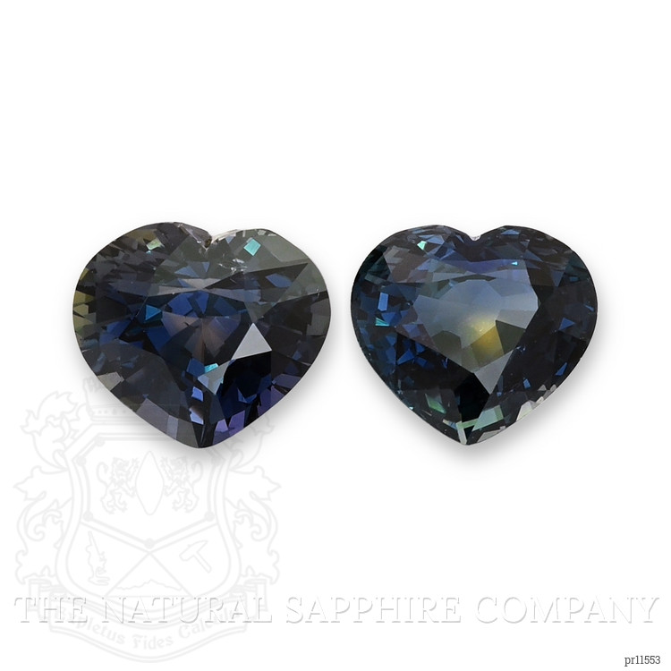 6.21 Ct.Tw. Bluish Green Sapphire Pair from Madagascar