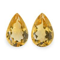 4.73 Ct.Tw.Total Carat Weight Yellow Citrine Pair from Brazil Image