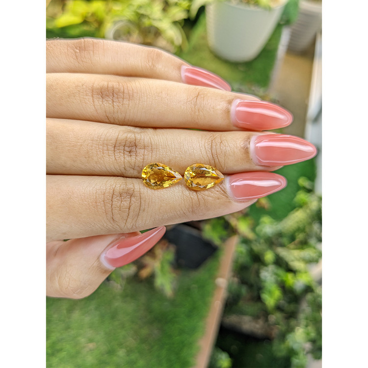 4.73 Ct.Tw. Citrine Pair from Brazil