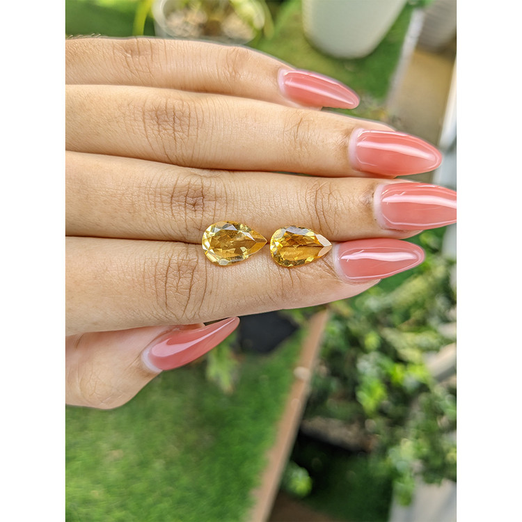 5.31 Ct.Tw. Citrine Pair from Brazil