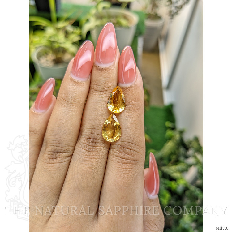 5.31 Ct.Tw. Citrine Pair from Brazil