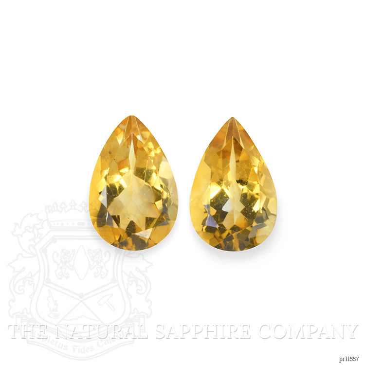 5.26 Ct.Tw. Yellow Citrine Pair from Brazil