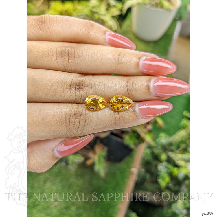 5.26 Ct.Tw. Yellow Citrine Pair from Brazil