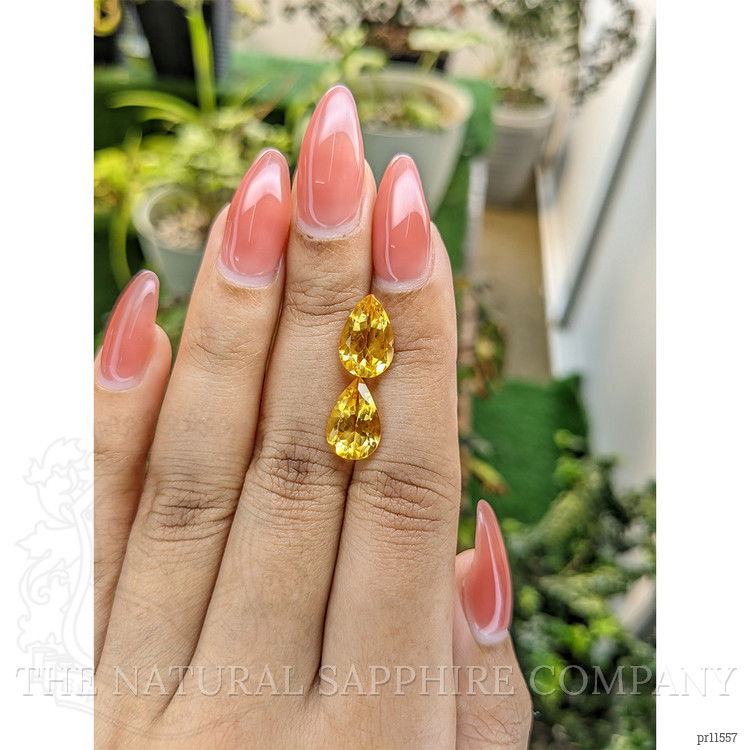 5.26 Ct.Tw. Citrine Pair from Brazil