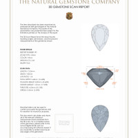 5.26 Ct.Tw.Total Carat Weight Citrine Pair from Brazil 3 D Scan Report