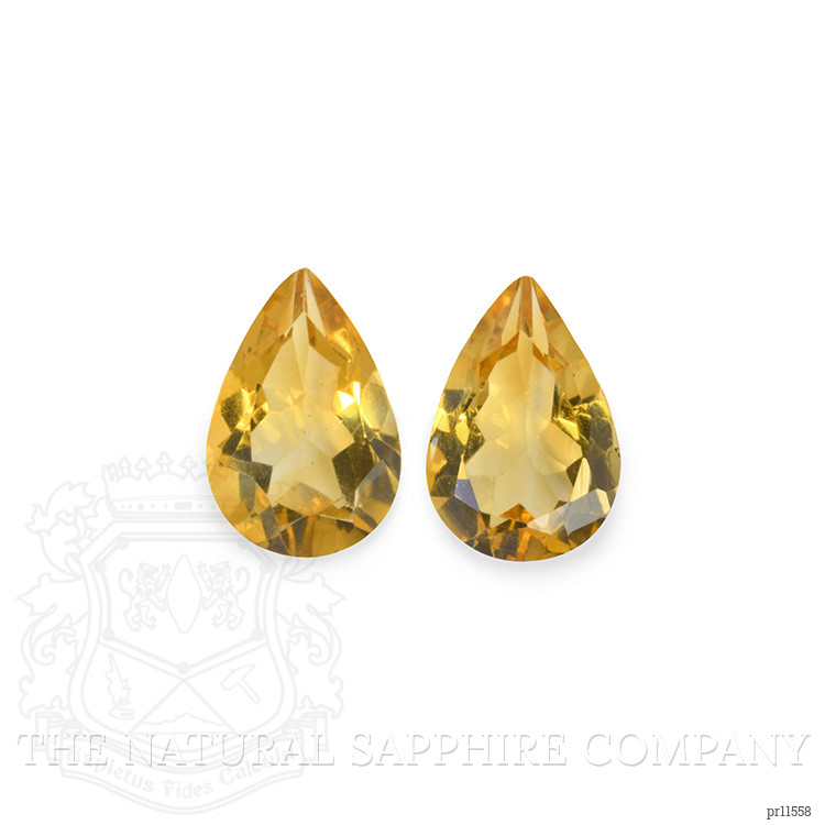 4.68 Ct.Tw. Citrine Pair from Brazil