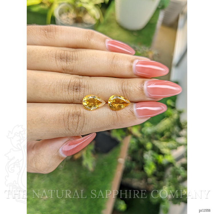 4.68 Ct.Tw. Citrine Pair from Brazil