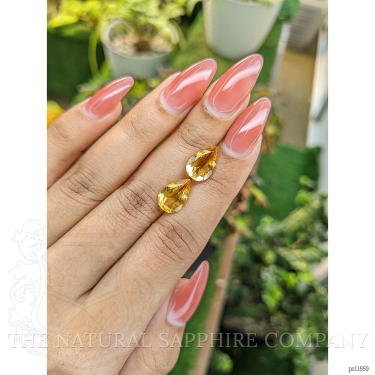 4.61 Ct.Tw. Citrine Pair from Brazil