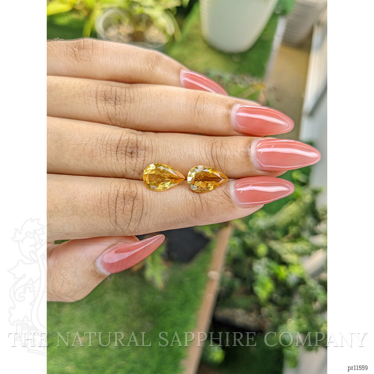 4.61 Ct.Tw. Citrine Pair from Brazil