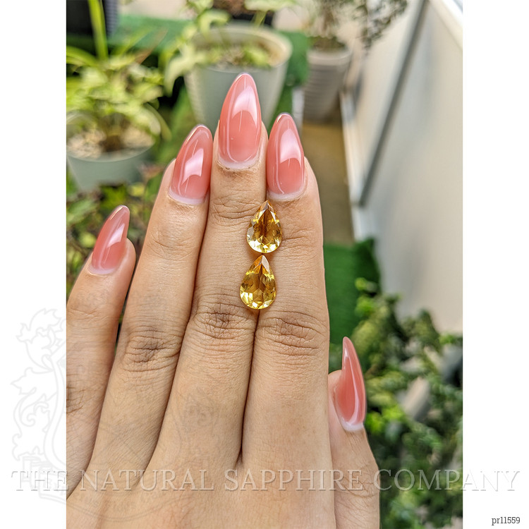 4.61 Ct.Tw. Citrine Pair from Brazil