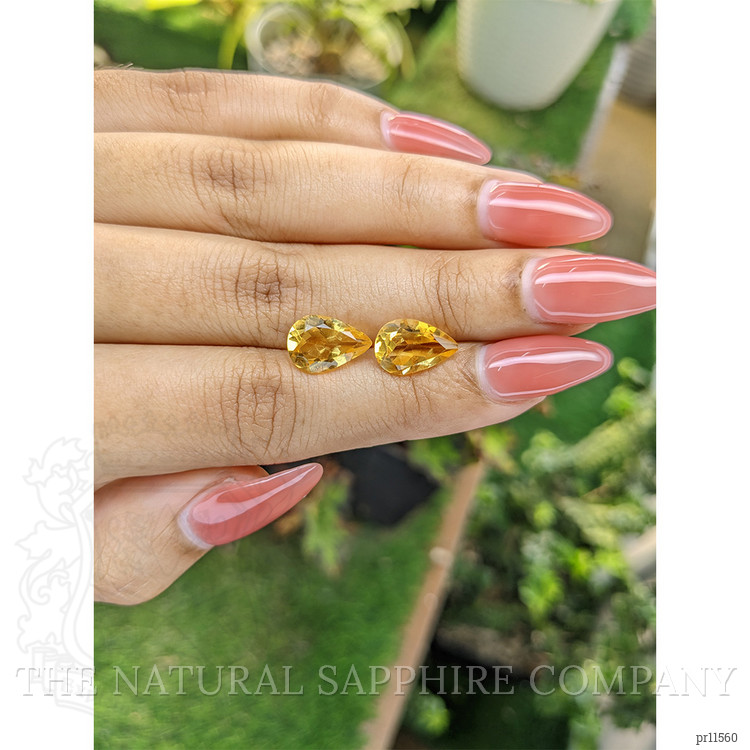 4.69 Ct.Tw. Citrine Pair from Brazil