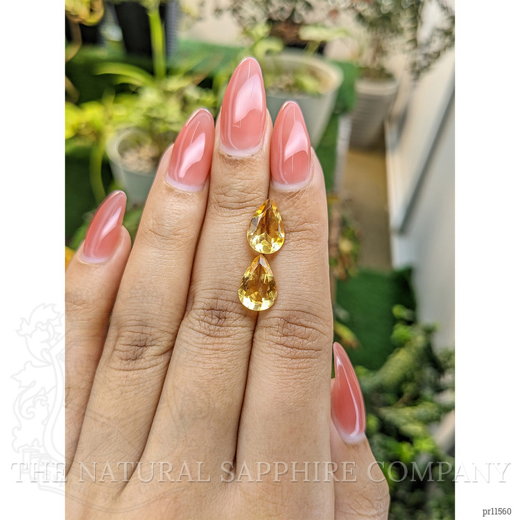 4.69 Ct.Tw. Citrine Pair from Brazil