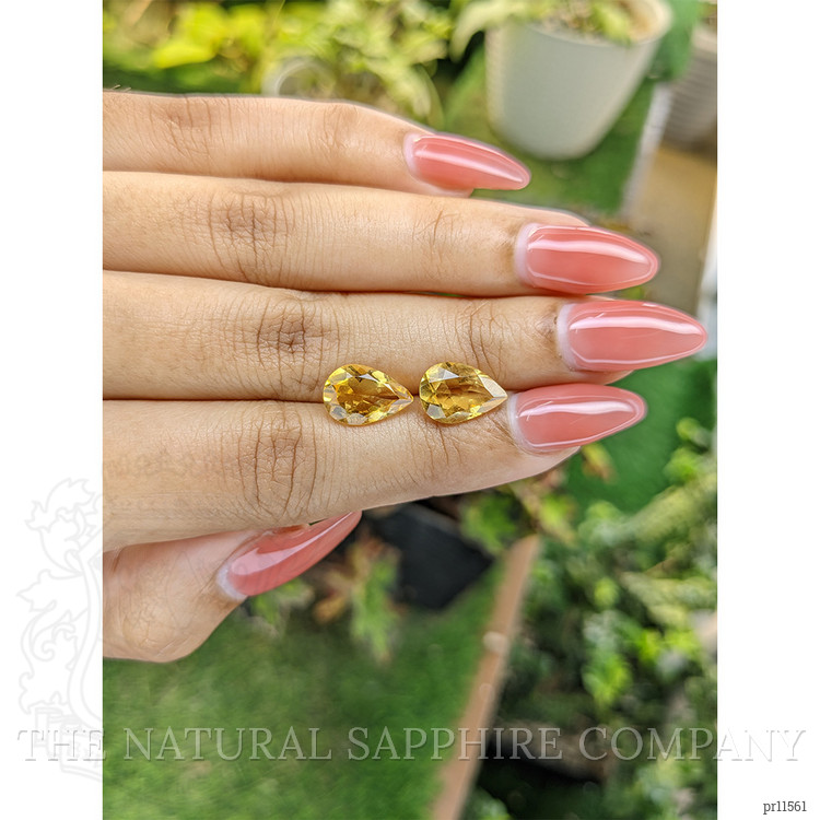 4.58 Ct.Tw. Citrine Pair from Brazil
