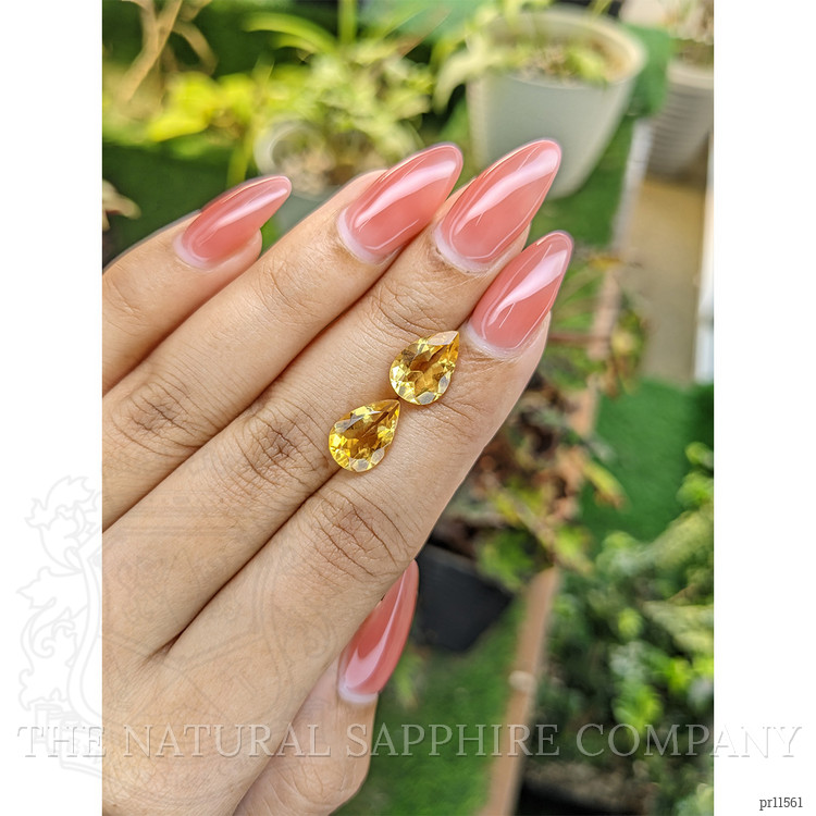 4.58 Ct.Tw. Citrine Pair from Brazil