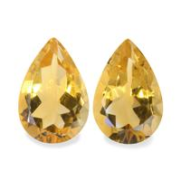 4.92 Ct.Tw. Pear Citrine Pair