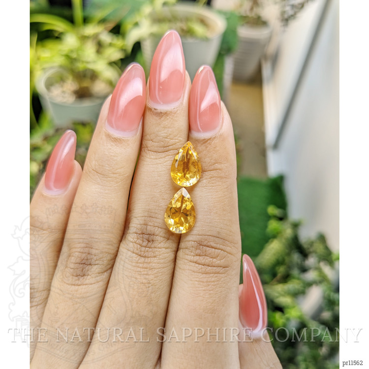 4.92 Ct.Tw. Citrine Pair from Brazil