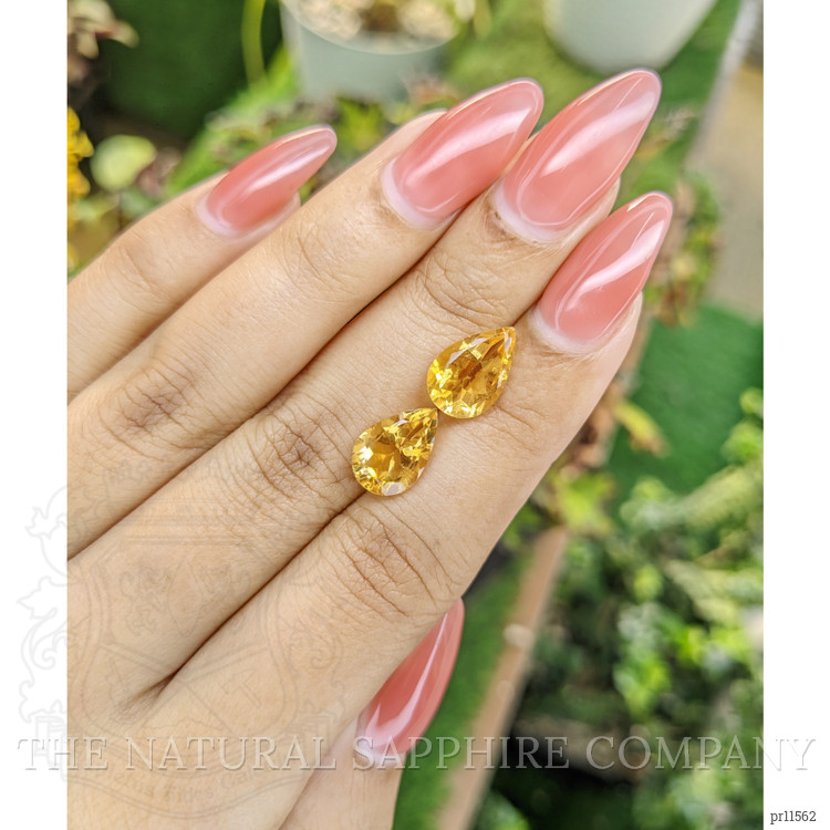4.92 Ct.Tw. Citrine Pair from Brazil