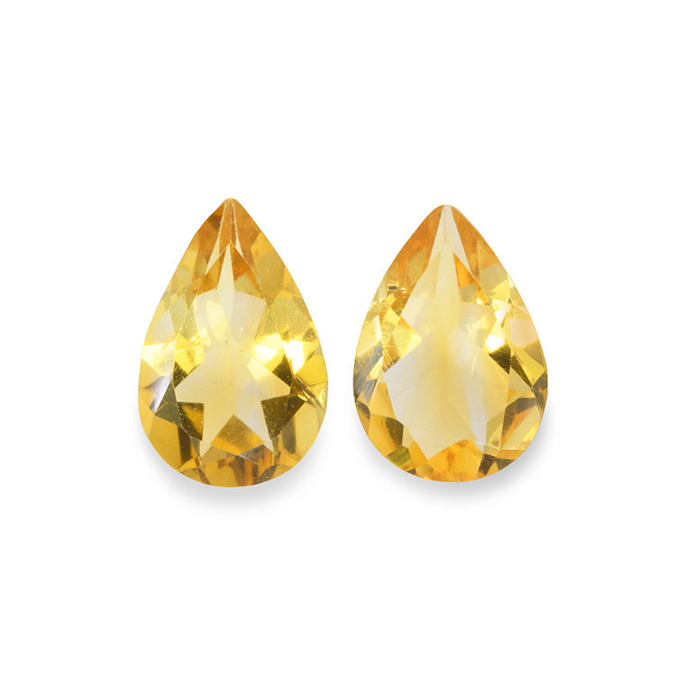 4.44 Ct.Tw. Citrine Pair from Brazil