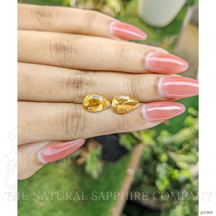 5.30 Ct.Tw. Citrine Pair from Brazil