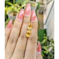 5.30 Ct.Tw.Total Carat Weight Citrine Pair from Brazil Life Style