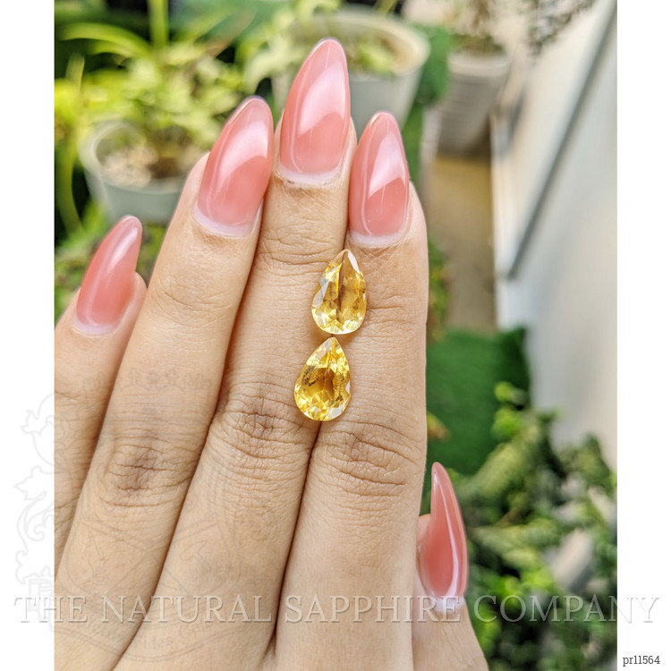 5.30 Ct.Tw. Citrine Pair from Brazil