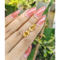 5.30&nbsp;Ct.Tw.Total Carat Weight Citrine Pair from Brazil Life Style