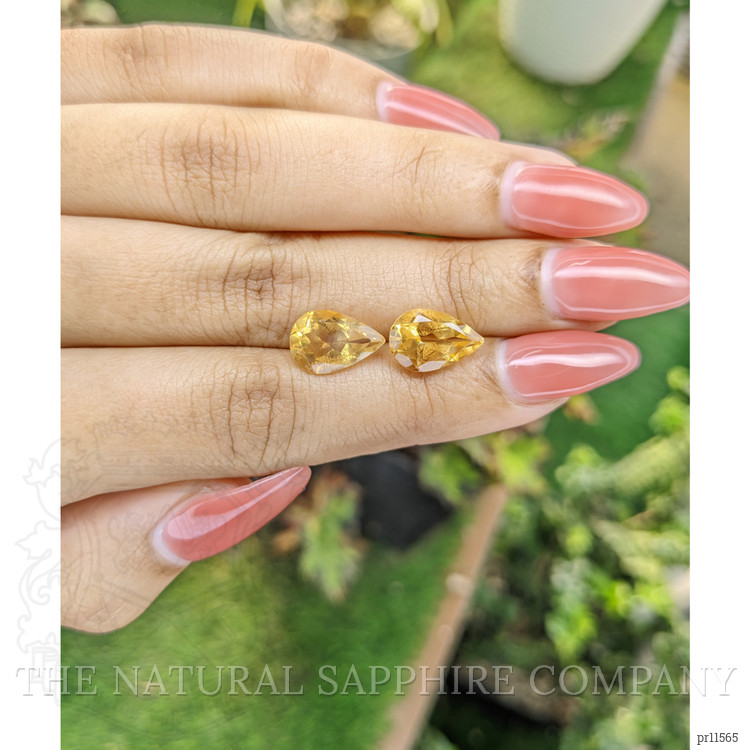 5.18 Ct.Tw. Citrine Pair from Brazil
