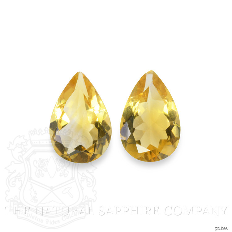 4.56 Ct.Tw. Yellow Citrine Pair from Brazil
