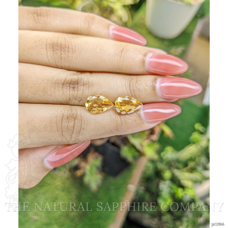 4.56 Ct.Tw. Citrine Pair from Brazil