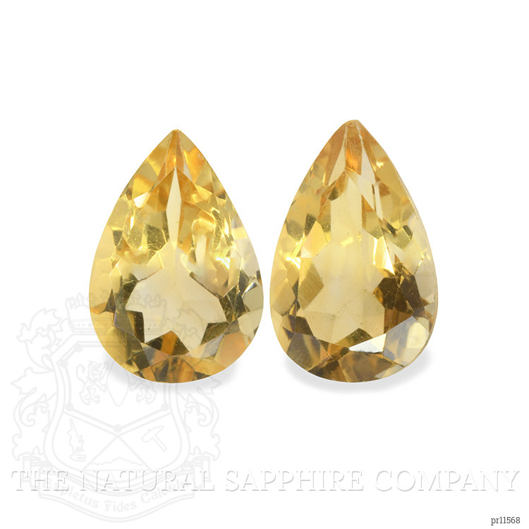 5.42 Ct.Tw. Yellow Citrine Pair from Brazil