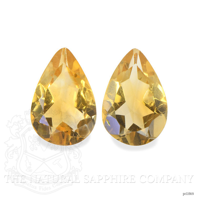 4.62 Ct.Tw. Citrine Pair from Brazil
