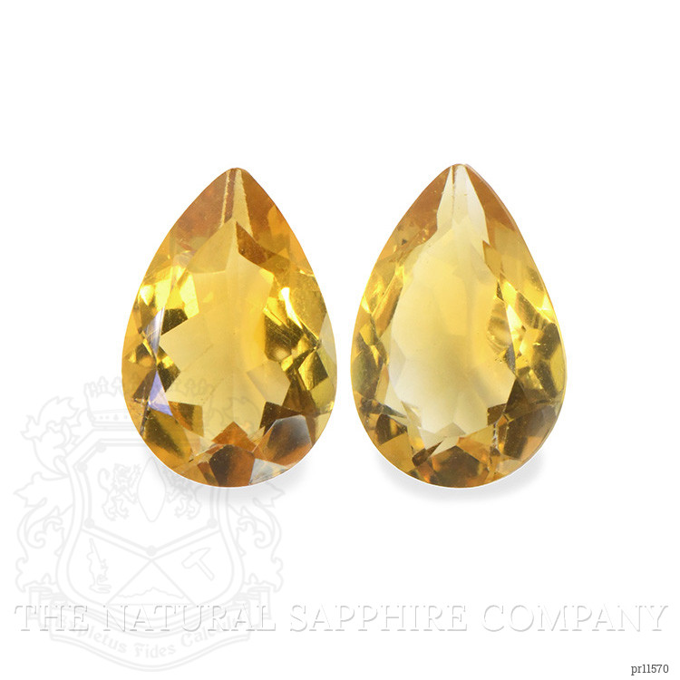 4.65 Ct.Tw. Citrine Pair from Brazil