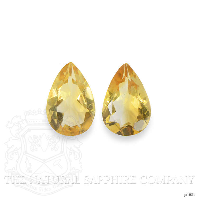 4.46 Ct.Tw. Citrine Pair from Brazil