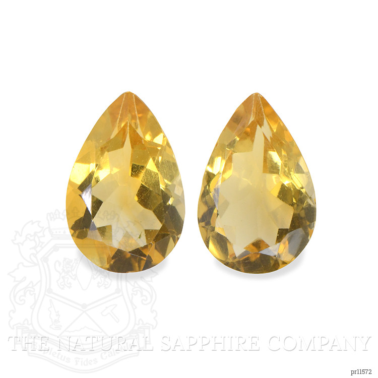 4.67 Ct.Tw. Citrine Pair from Brazil