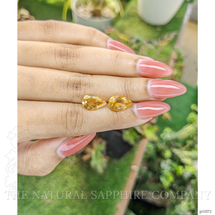 4.67 Ct.Tw. Citrine Pair from Brazil