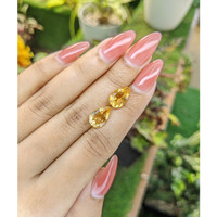 4.67 Ct.Tw.Total Carat Weight Citrine Pair from Brazil Life Style
