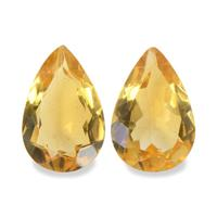 4.27 Ct.Tw. Pear Citrine Pair