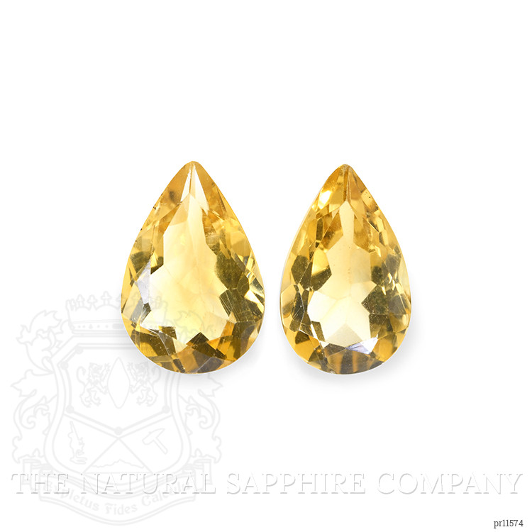 4.92 Ct.Tw. Citrine Pair from Brazil