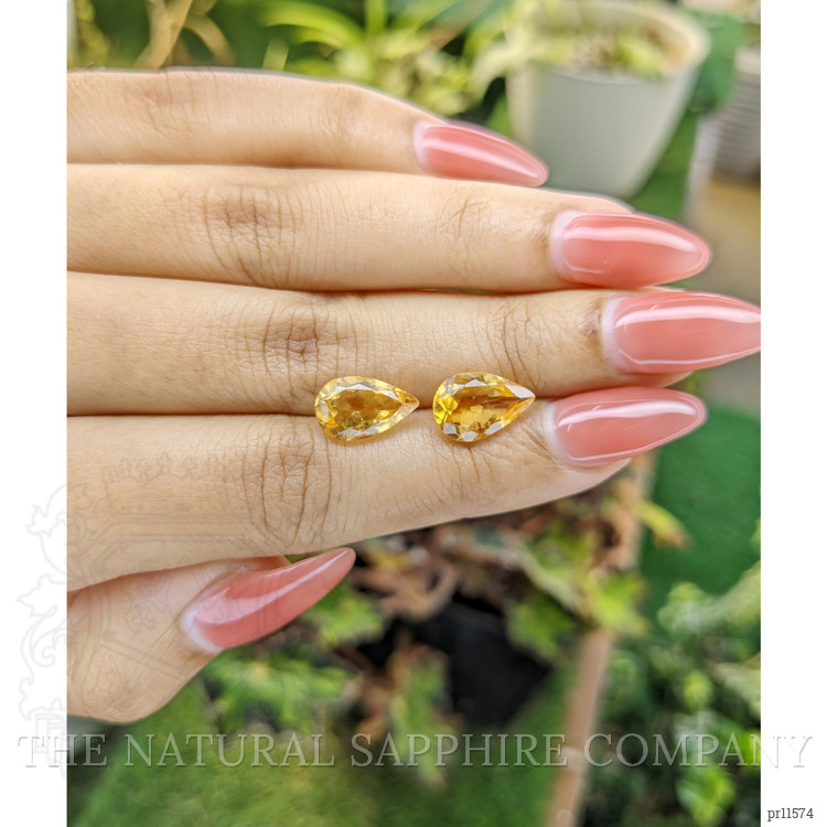 4.92 Ct.Tw. Citrine Pair from Brazil