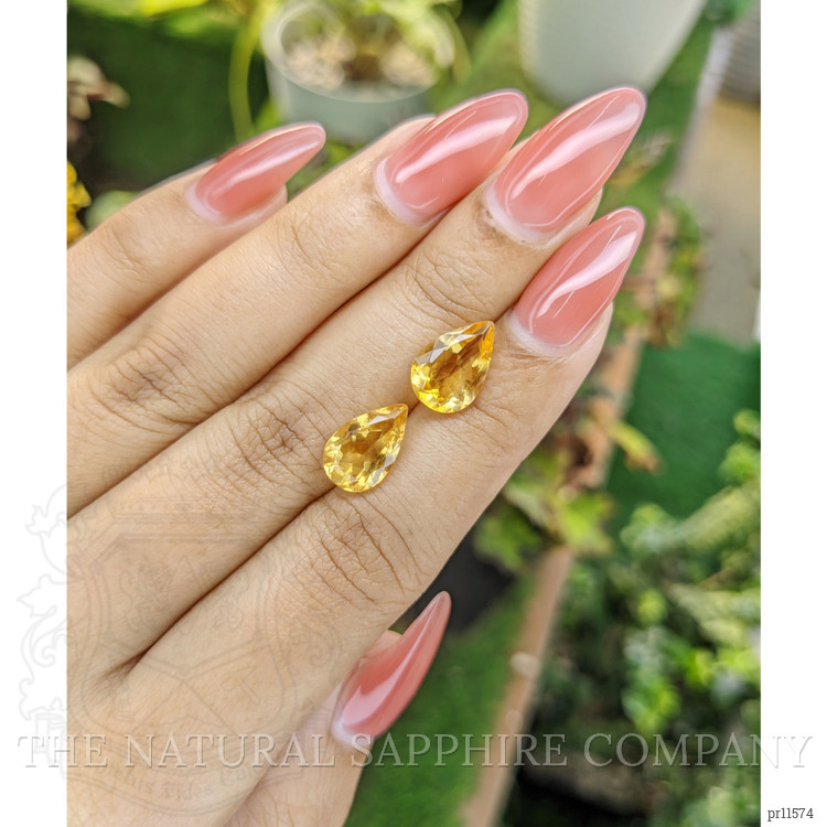 4.92 Ct.Tw. Citrine Pair from Brazil