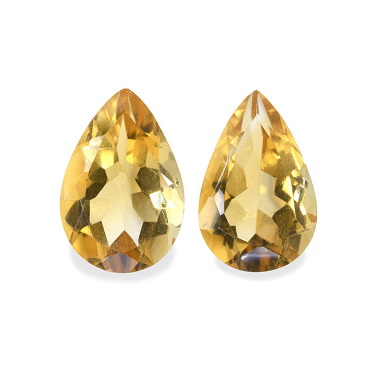 5.45 Ct.Tw. Citrine Pair from Brazil
