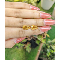 5.83 Ct.Tw.Total Carat Weight Citrine Pair from Brazil Life Style