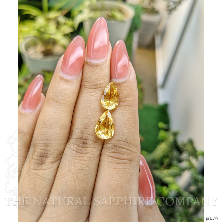 5.69 Ct.Tw. Citrine Pair from Brazil