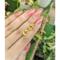5.69&nbsp;Ct.Tw.Total Carat Weight Yellow Citrine Pair from Brazil Life Style