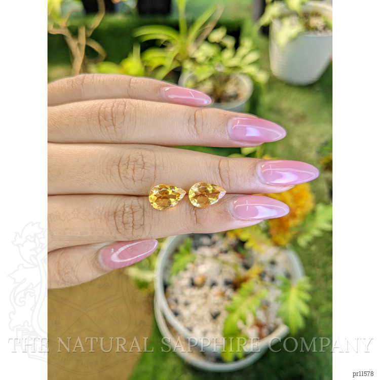 4.97 Ct.Tw. Citrine Pair from Brazil