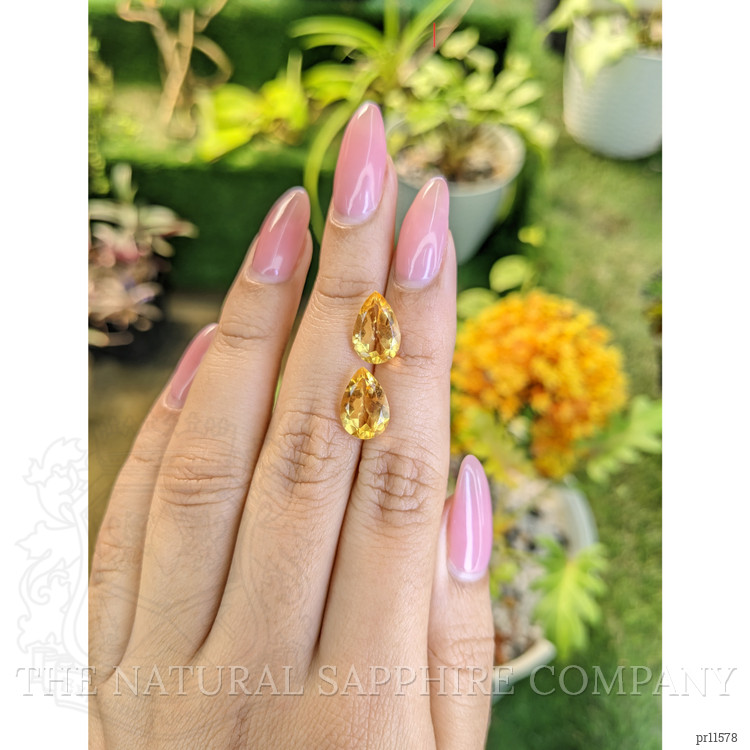 4.97 Ct.Tw. Citrine Pair from Brazil